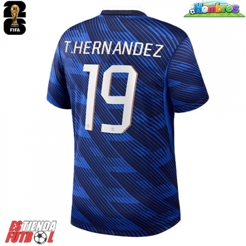 Francia Theo Hernandez #19 Primera Equipación Mundial 2026 Manga Corta